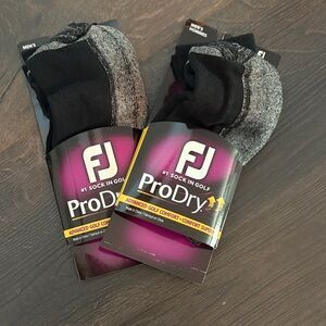 FootJoy ProDry Black and Gray Athletic Socks